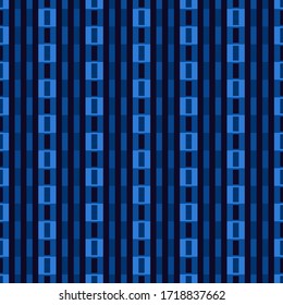 Geometric seamless pattern. Minimal style background. Modular grid print. Straight stripe, line, stroke, rectangle, block ornament. Contemporary simple geo wallpaper. Modern abstract vector design