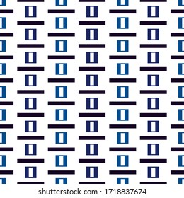 Patrón geométrico sin fisuras. Fondo de estilo mínimo. Impresión de cuadrícula modular. Estriba, línea, trazo, rectángulo, adorno de bloque. Papel pintado moderno y sencillo. Diseño vectorial abstracto moderno