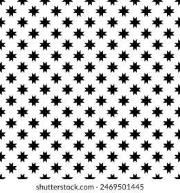 Geometric seamless pattern. Minimalist modern print. Simple background. Stars motif. Geo ornament. Trendy contemporary wallpaper. Abstract design. Vector artwork