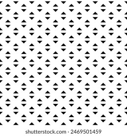 Geometric seamless pattern. Minimalist modern print. Simple background. Arrow motif. Geo ornament. Trendy contemporary wallpaper. Abstract design. Vector artwork