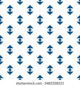 Patrón geométrico sin costuras. Impresión moderna minimalista. Fondo simple. Motivo de flecha. Adorno geo. Fondo de pantalla contemporáneo de moda. Diseño Abstractas. ilustraciones de Vector