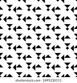 Geometric seamless pattern. Minimalist modern print. Simple background. Geo ornament. Trendy contemporary wallpaper. Abstract design. Vector artwork