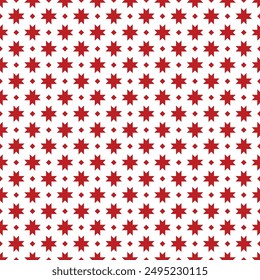 Geometric seamless pattern. Minimalist modern print. Simple background. Stars motif. Geo ornament. Trendy contemporary wallpaper. Abstract design. Vector artwork