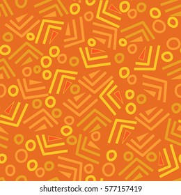 Geometric seamless pattern in a minimalist style. Suitable for design invitations, cards, banners, websites.