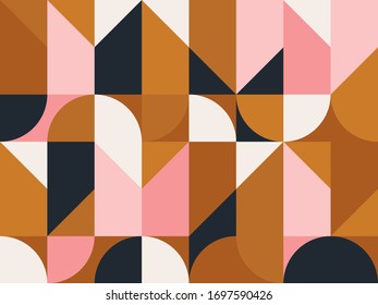 Geometric seamless pattern. Minimalist vector texture. Abstract background.