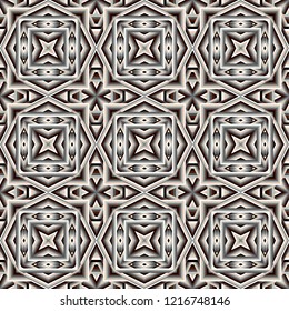 Geometric seamless pattern, modern design texture. Vector abstract background for textile, surface, decor design.