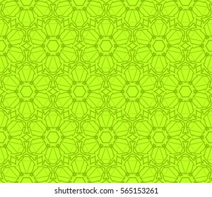 Geometric seamless pattern. Modern floral ornament. vector illustration. For the interior design, wallpaper, decoration print, fill pages