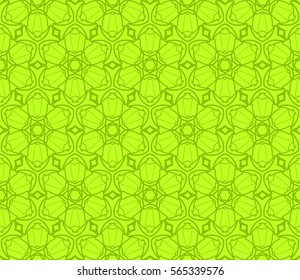 Geometric seamless pattern. Modern floral ornament. vector illustration. For the interior design, wallpaper, decoration print, fill pages