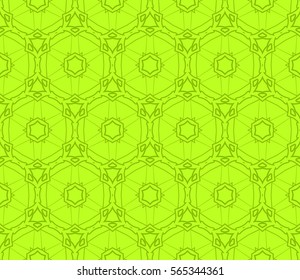 Geometric seamless pattern. Modern floral ornament. vector illustration. For the interior design, wallpaper, decoration print, fill pages