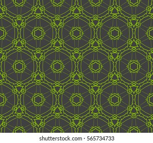 Geometric seamless pattern. Modern floral ornament. vector illustration. For the interior design, wallpaper, decoration print, fill pages Geometric seamless pattern. Modern floral ornament. vector illustration. For the interior design, wallpaper, decoration print, fill pages