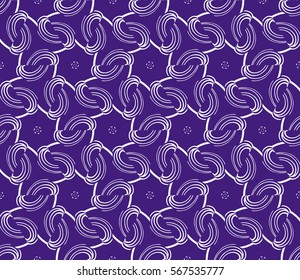 Geometric seamless pattern. Modern floral ornament. vector illustration. For the interior design, wallpaper, decoration print, fill pages
