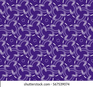 Geometric seamless pattern. Modern floral ornament. vector illustration. For the interior design, wallpaper, decoration print, fill pages