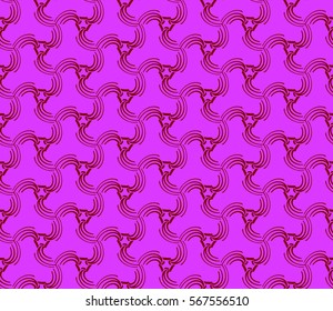 Geometric seamless pattern. Modern floral ornament. vector illustration. For the interior design, wallpaper, decoration print, fill pages