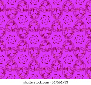 Geometric seamless pattern. Modern floral ornament. vector illustration. For the interior design, wallpaper, decoration print, fill pages