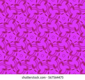 Geometric seamless pattern. Modern floral ornament. vector illustration. For the interior design, wallpaper, decoration print, fill pages