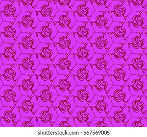 Geometric seamless pattern. Modern floral ornament. vector illustration. For the interior design, wallpaper, decoration print, fill pages
