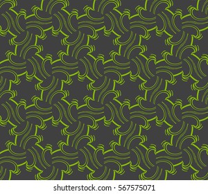 Geometric seamless pattern. Modern floral ornament. vector illustration. For the interior design, wallpaper, decoration print, fill pages