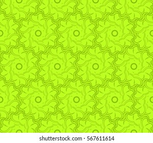 Geometric seamless pattern. Modern floral ornament. vector illustration. For the interior design, wallpaper, decoration print, fill pages