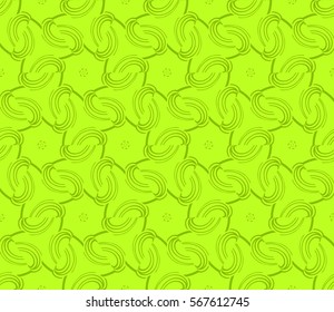 Geometric seamless pattern. Modern floral ornament. vector illustration. For the interior design, wallpaper, decoration print, fill pages