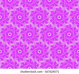 Geometric seamless pattern. Modern floral ornament. vector illustration. For the interior design, wallpaper, decoration print, fill pages