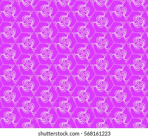 Geometric seamless pattern. Modern floral ornament. vector illustration. For the interior design, wallpaper, decoration print, fill pages