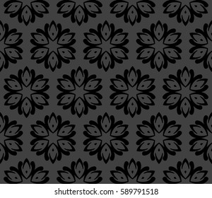 Geometric seamless pattern. Modern floral ornament. vector illustration. For the interior design, wallpaper, decoration print, fill pages, invitation card, cover book