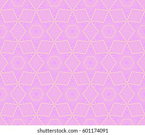 Geometric seamless pattern. Modern floral ornament. vector illustration. For the interior design, wallpaper, decoration print, fill pages, invitation card, cover book