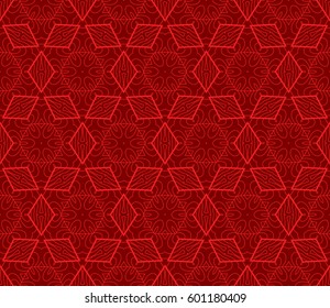 Geometric seamless pattern. Modern floral ornament. vector illustration. For the interior design, wallpaper, decoration print, fill pages, invitation card, cover book