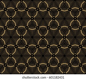 Geometric seamless pattern. Modern floral ornament. vector illustration. For the interior design, wallpaper, decoration print, fill pages, invitation card, cover book