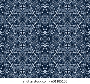 Geometric seamless pattern. Modern floral ornament. vector illustration. For the interior design, wallpaper, decoration print, fill pages, invitation card, cover book