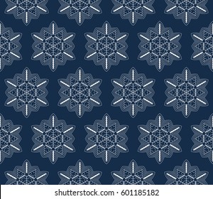 Geometric seamless pattern. Modern floral ornament. vector illustration. For the interior design, wallpaper, decoration print, fill pages, invitation card, cover book