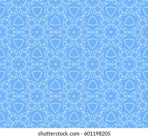 Geometric seamless pattern. Modern floral ornament. vector illustration. For the interior design, wallpaper, decoration print, fill pages, invitation card, cover book