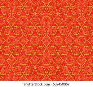 Geometric seamless pattern. Modern floral ornament. vector illustration. For the interior design, wallpaper, decoration print, fill pages, invitation card, cover book
