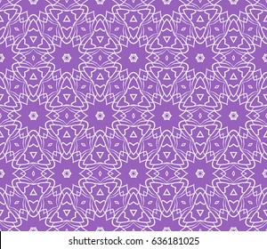 geometric seamless pattern. Modern floral ornament. vector illustration. For the interior design, wallpaper, decoration print, fill pages, invitation card, cover book