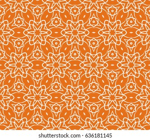 geometric seamless pattern. Modern floral ornament. vector illustration. For the interior design, wallpaper, decoration print, fill pages, invitation card, cover book