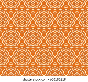geometric seamless pattern. Modern floral ornament. vector illustration. For the interior design, wallpaper, decoration print, fill pages, invitation card, cover book