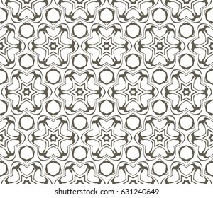 Geometric seamless pattern. Modern ornament. vector illustration. For the interior design, wallpaper, decoration print, fill pages, invitation card, cover book