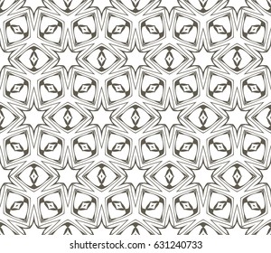 Geometric seamless pattern. Modern ornament. vector illustration. For the interior design, wallpaper, decoration print, fill pages, invitation card, cover book