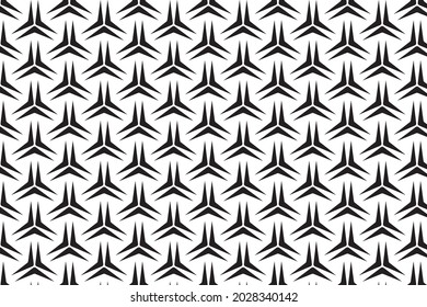 Geometric seamless pattern. Modern stylish texture with monochrome trellis. Repeating geometric hexagonal grid. Simple lattice graphic design