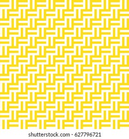 Geometric seamless pattern with .Modern stylish texture.Yellow and white