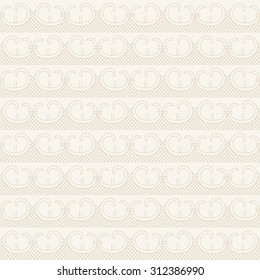 The geometric seamless pattern. mono line vector background. Beige texture.