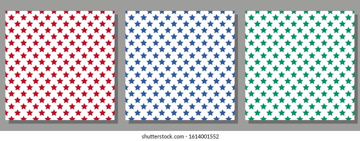 Geometric seamless pattern. Monochrome abstract vector texture with stars. Stars seamless pattern. Vector illustration.