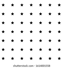 Geometric seamless pattern. Monochrome abstract vector texture with stars. Stars seamless pattern. Vector illustration.