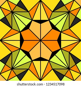 Geometric seamless pattern. Oriental arabic ornament. Islamic tradition, vector illustration.