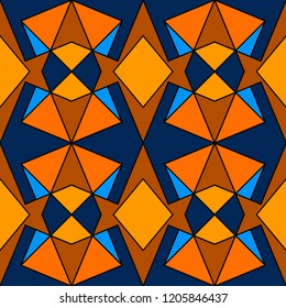 Geometric seamless pattern. Original ornament, vector illustration.