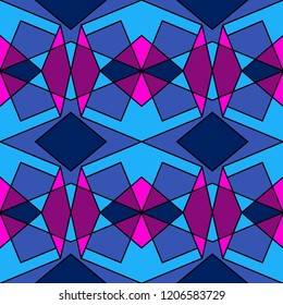Geometric seamless pattern. Original ornament, vector illustration.
