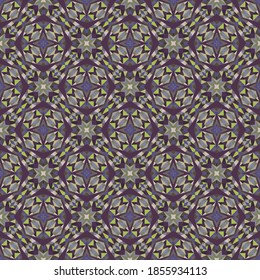 Geometric seamless pattern, ornament, abstract background, fashion print, vector texture for textile, fabric, wrapping paper, decoration.