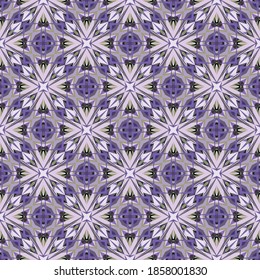 Geometrisches nahtloses Muster, Ornamente, abstrakter bunter Hintergrund, kleine Formen für den Modedruck, Vektorstruktur für Textilien, Gewebe, Papier, Dekoration.