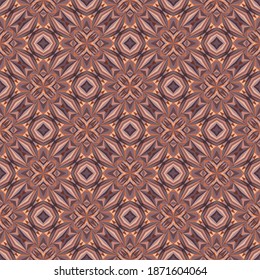 Geometrisches nahtloses Muster, Ornamente, abstrakter bunter Hintergrund, Modedruck, Vektorstruktur für Stoff, Dekoration.