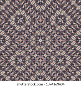 Geometric seamless pattern, ornament, abstract colorful background, fashion print, vector texture for fabric, textile, decoration.
